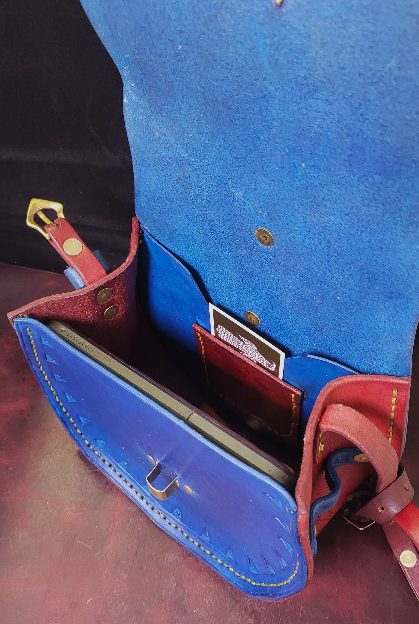 Medieval Murder Rabbits Purse- bohemian glass