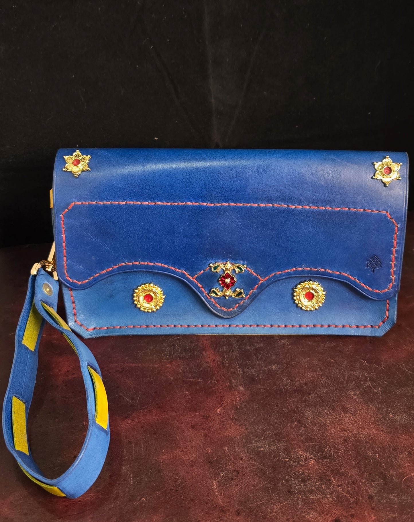 Medieval Evening Purse "Jeanne" 24K Gold Plate