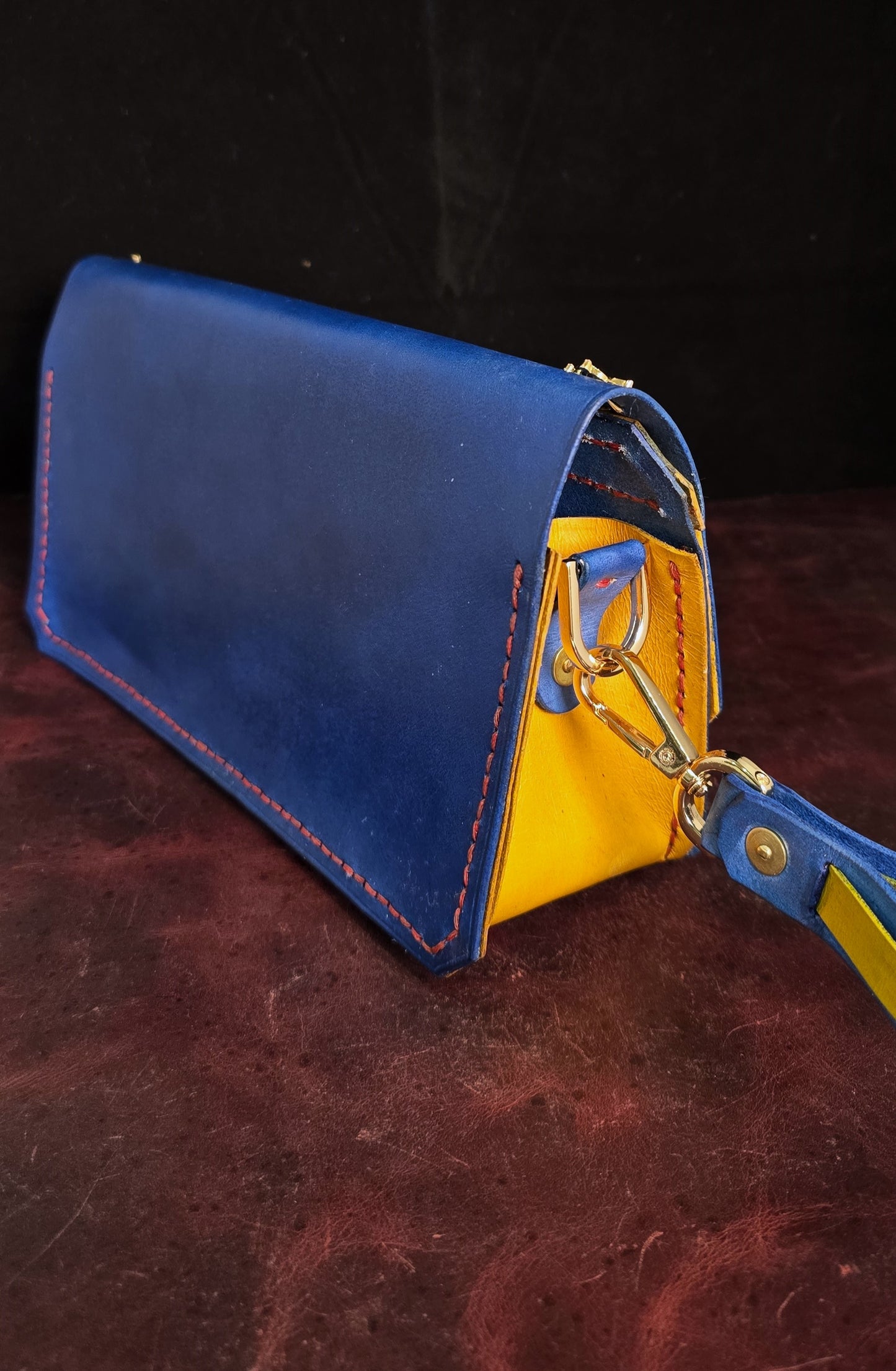 Medieval Evening Purse "Jeanne" 24K Gold Plate