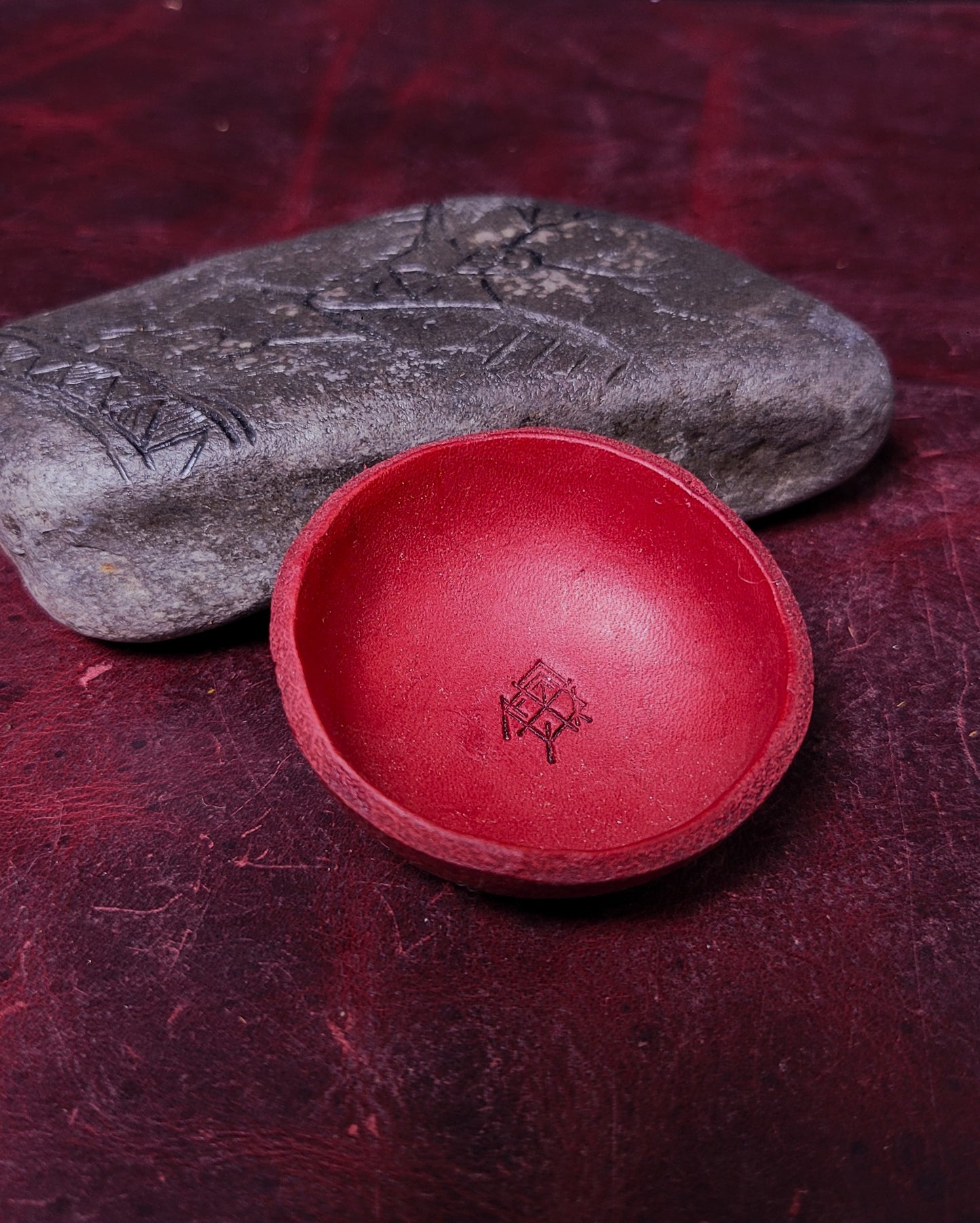 leather ring dish