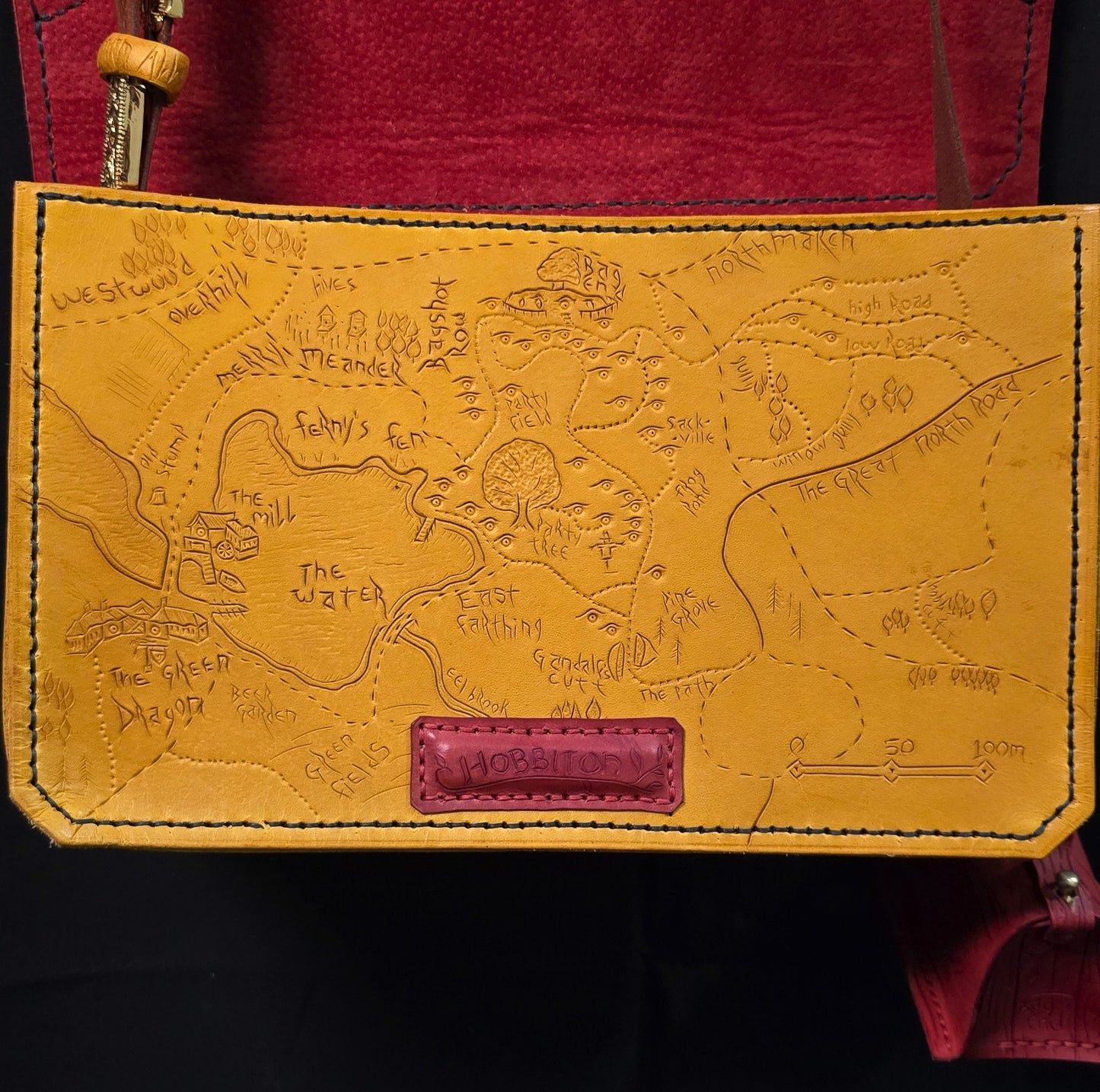 Hobbit Home Side Bag -Red door