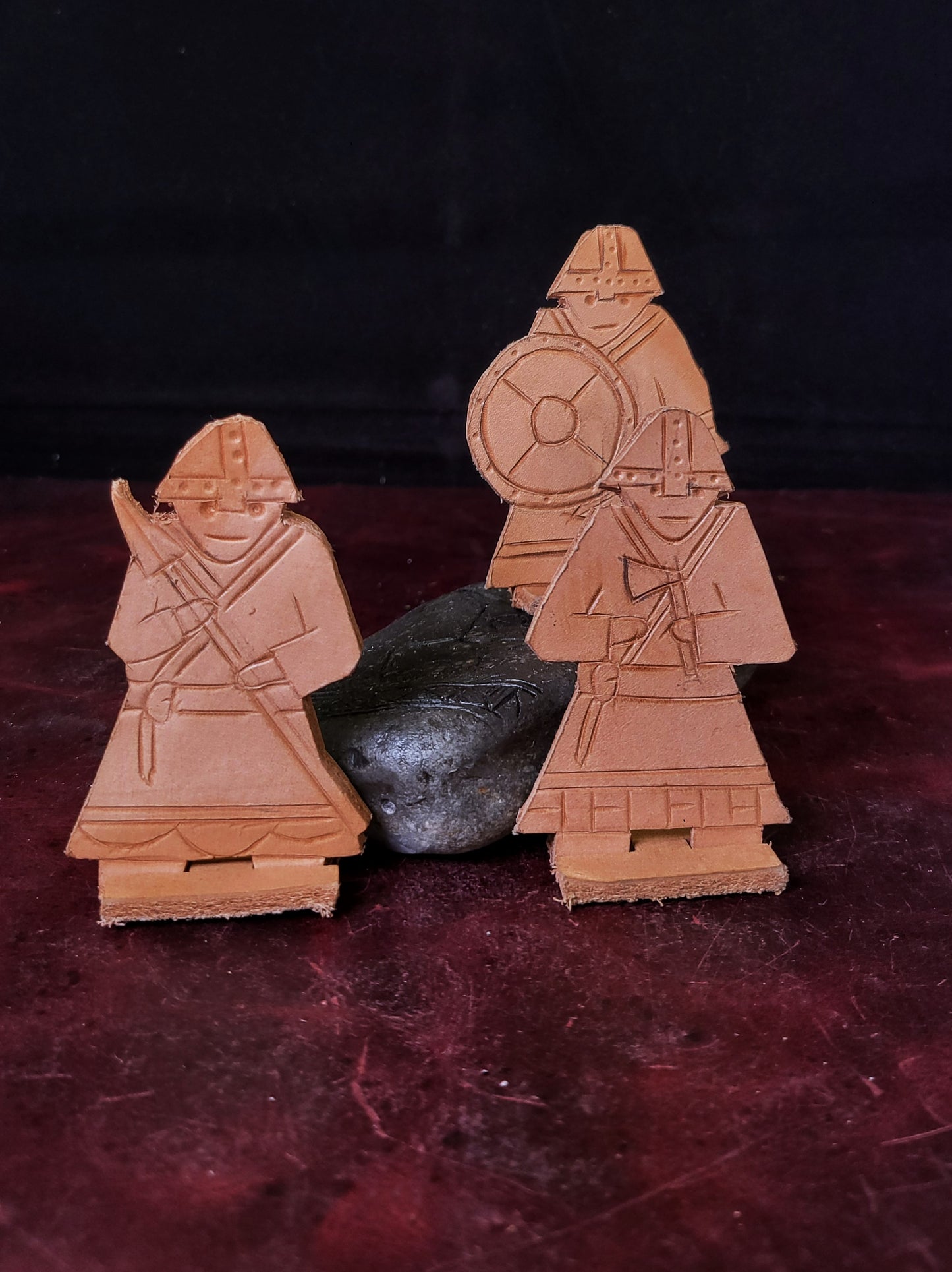 Leather Viking Figure Set