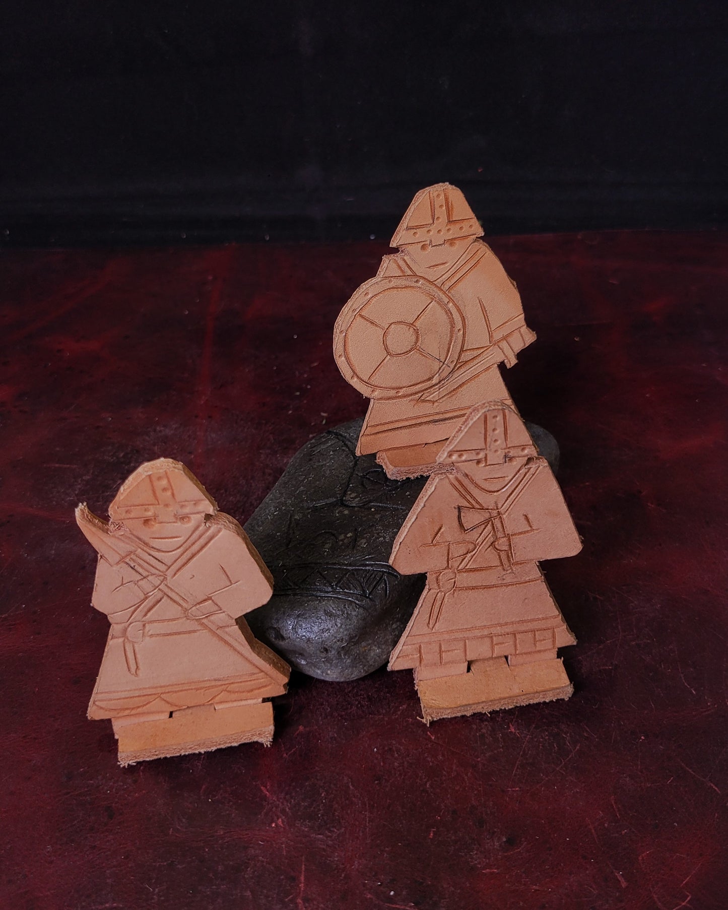Leather Viking Figure Set