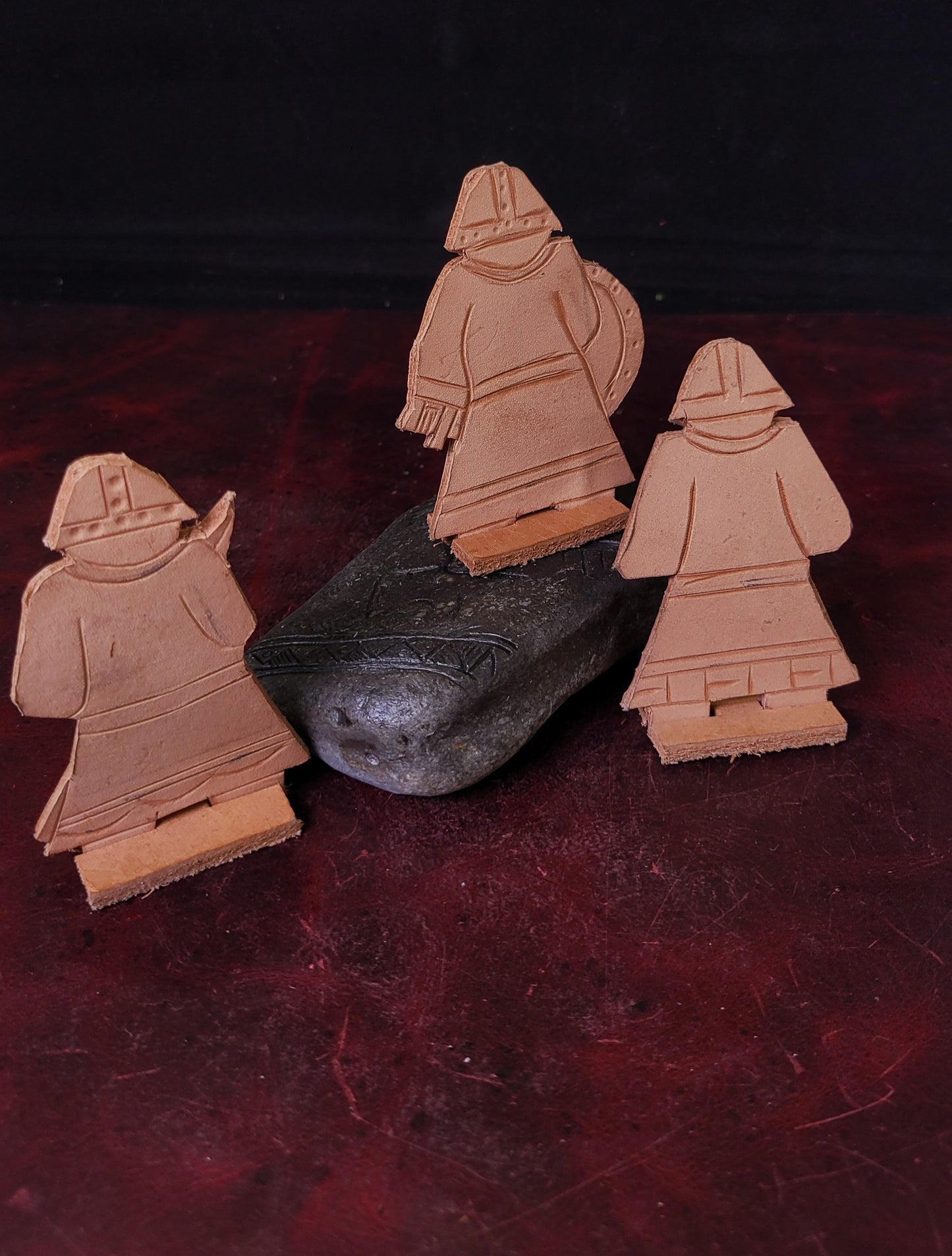Leather Viking Figure Set