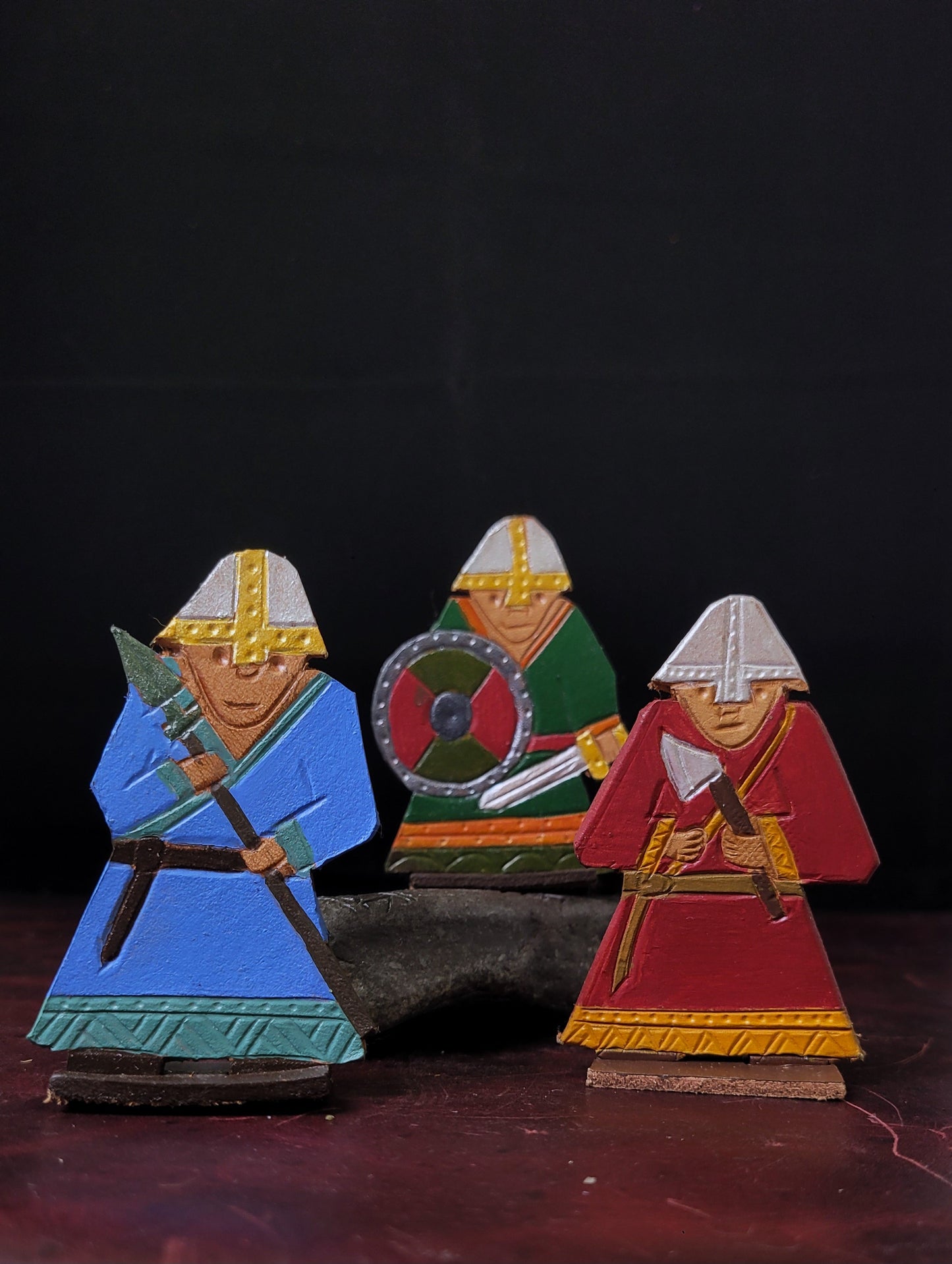 Leather Viking Figure Set