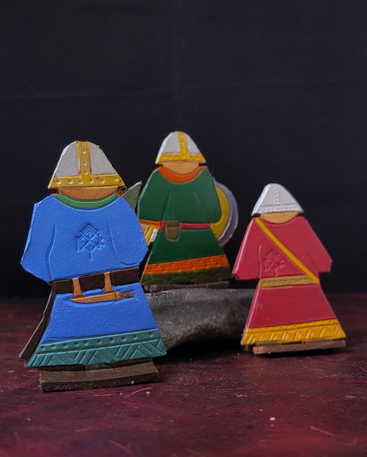 Leather Viking Figure Set