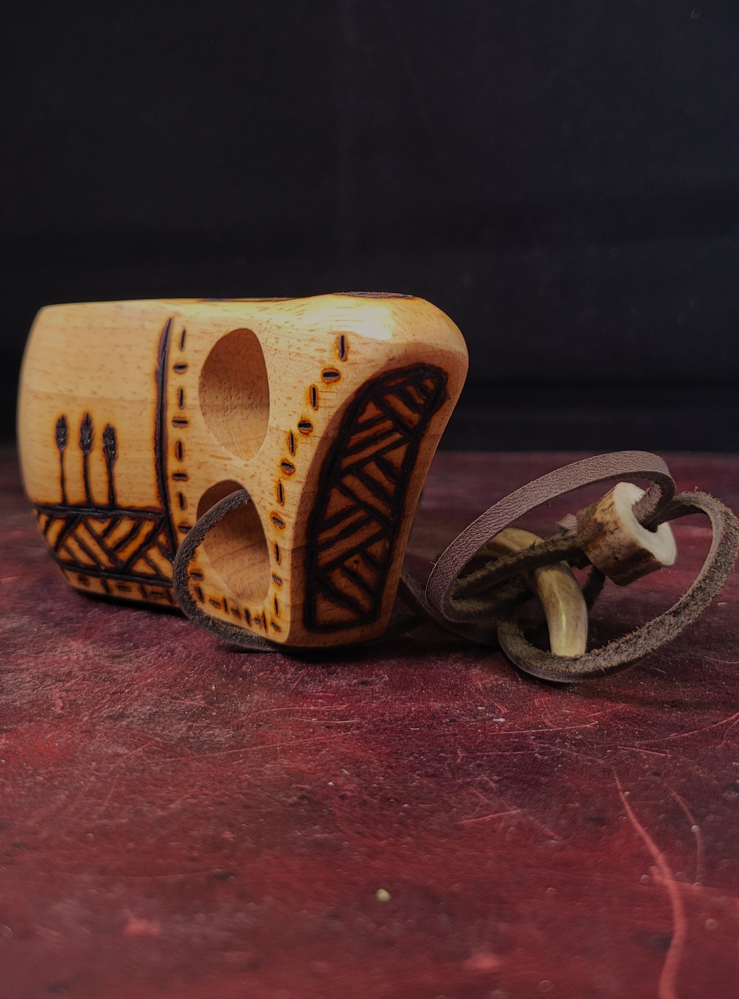 Wood Adventurer Cup - Wood Burned 1