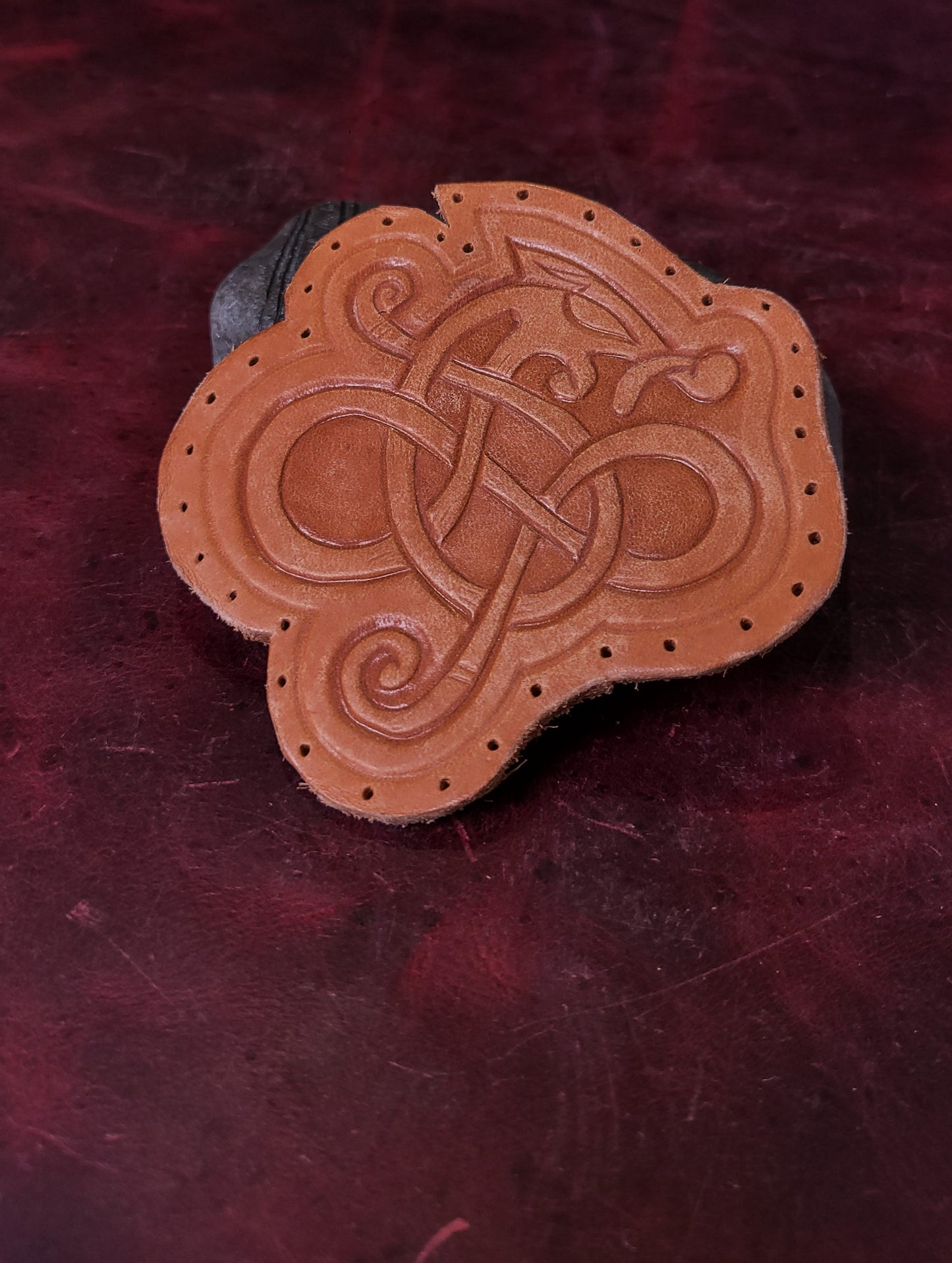 Dragon leather patch