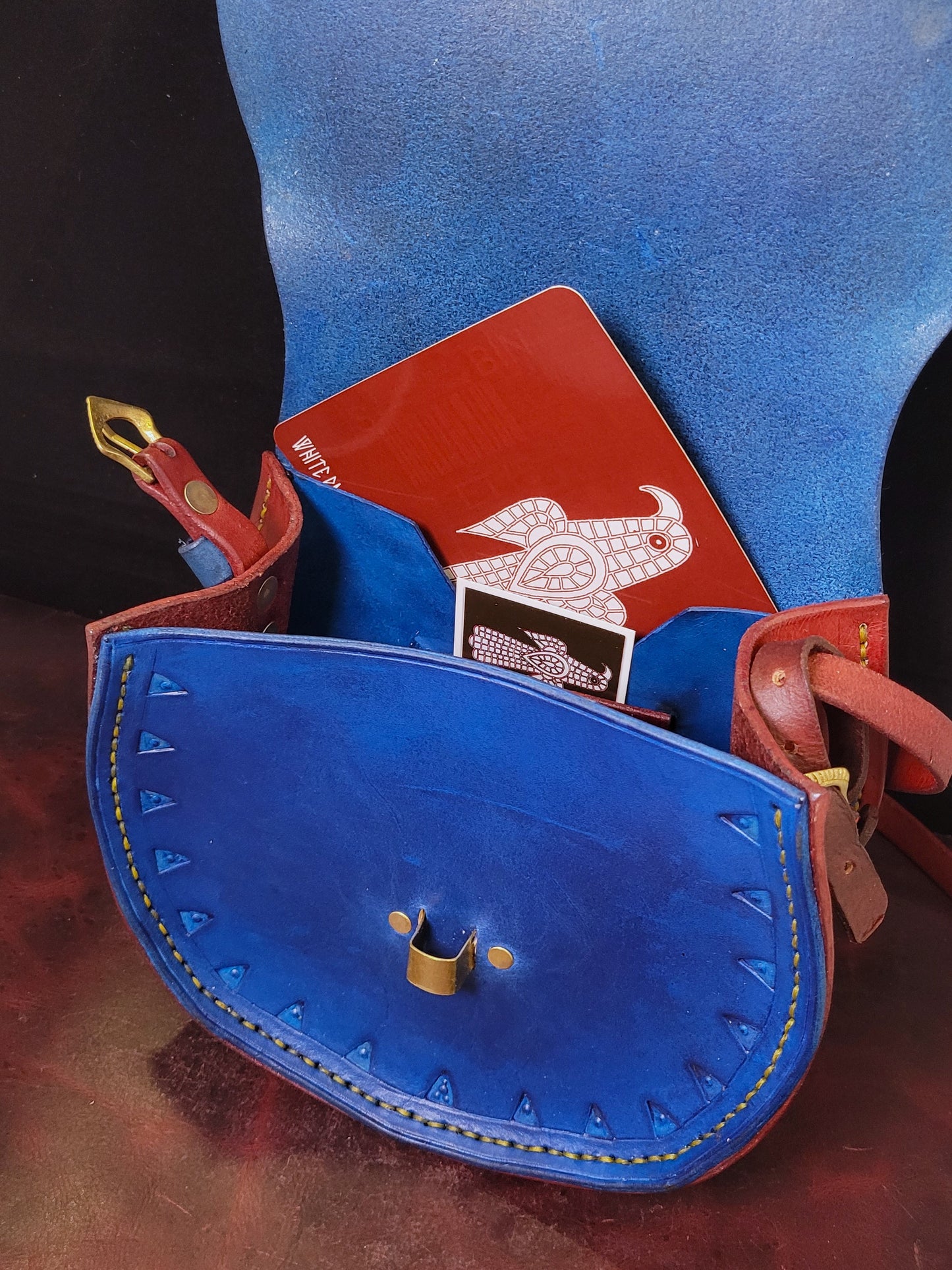 Medieval Murder Rabbits Purse- bohemian glass