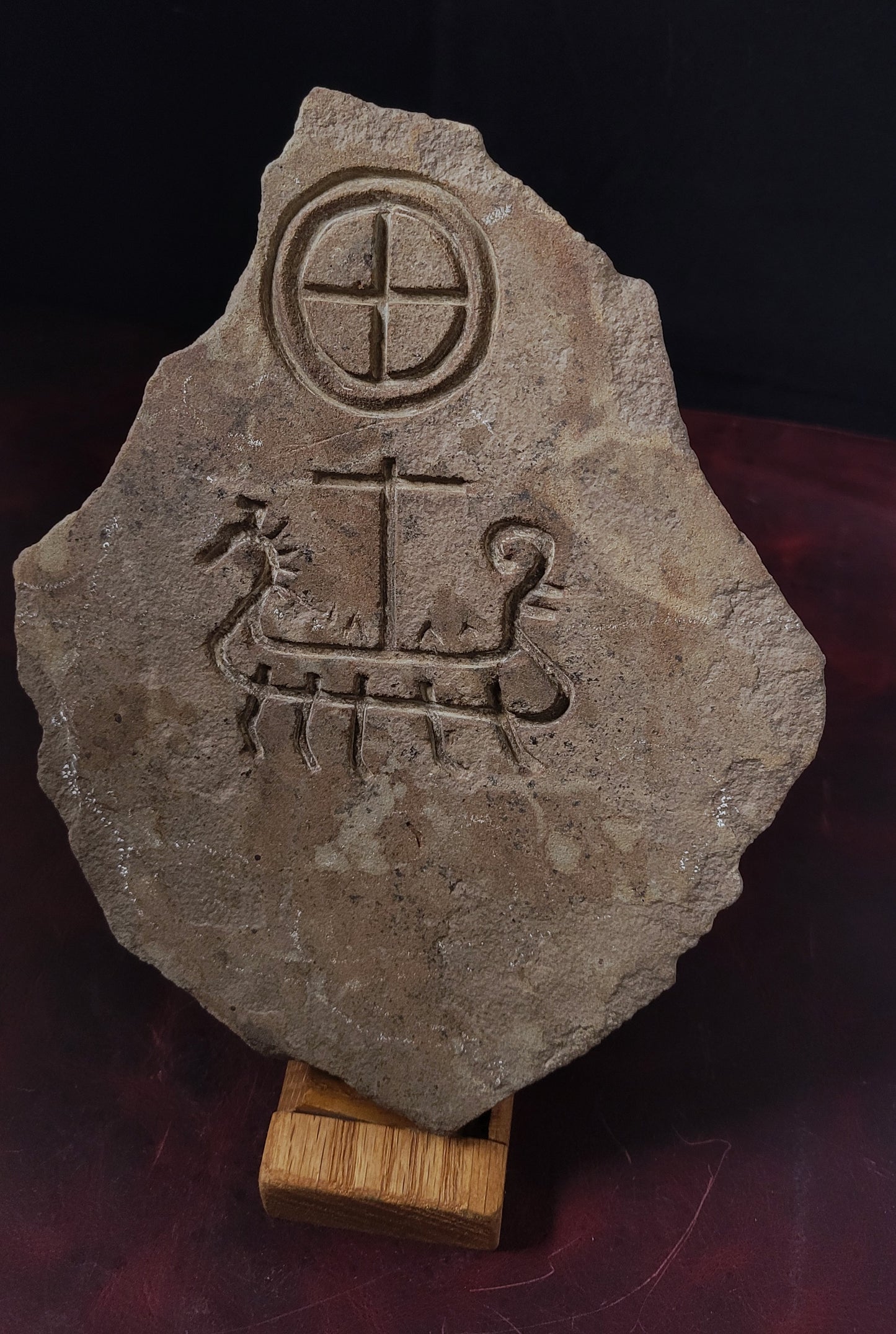 Runestone - Sailing Longship