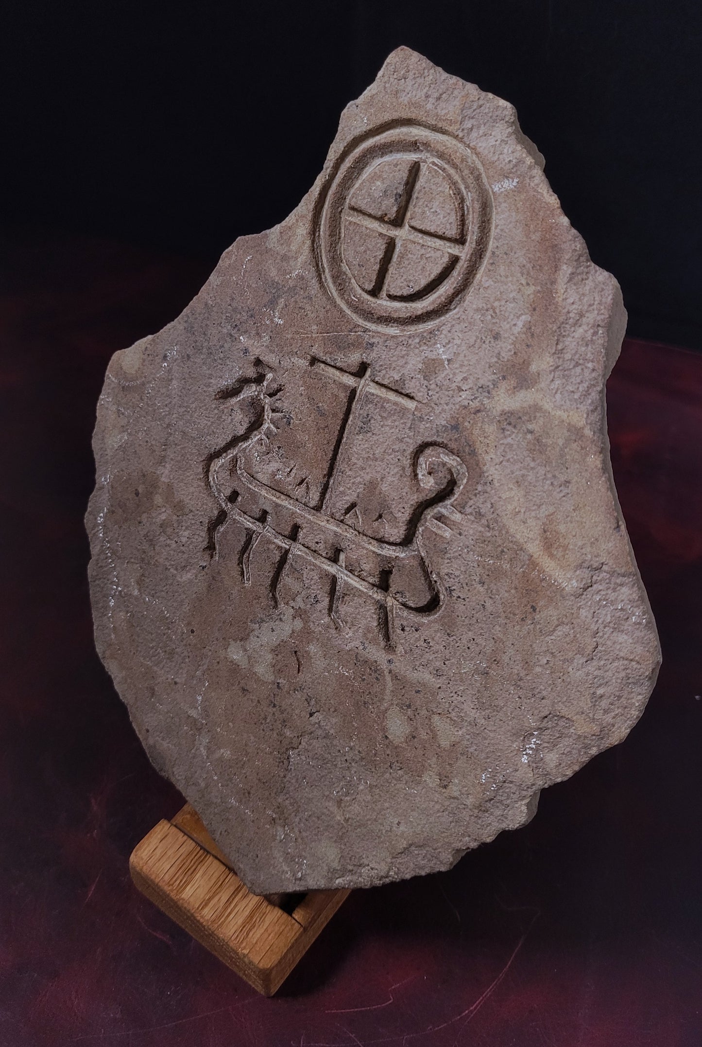 Runestone - Sailing Longship