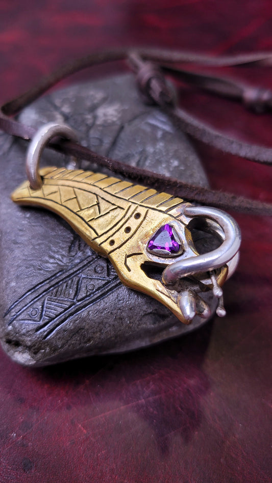 Brass Boar- Royal Amethyst