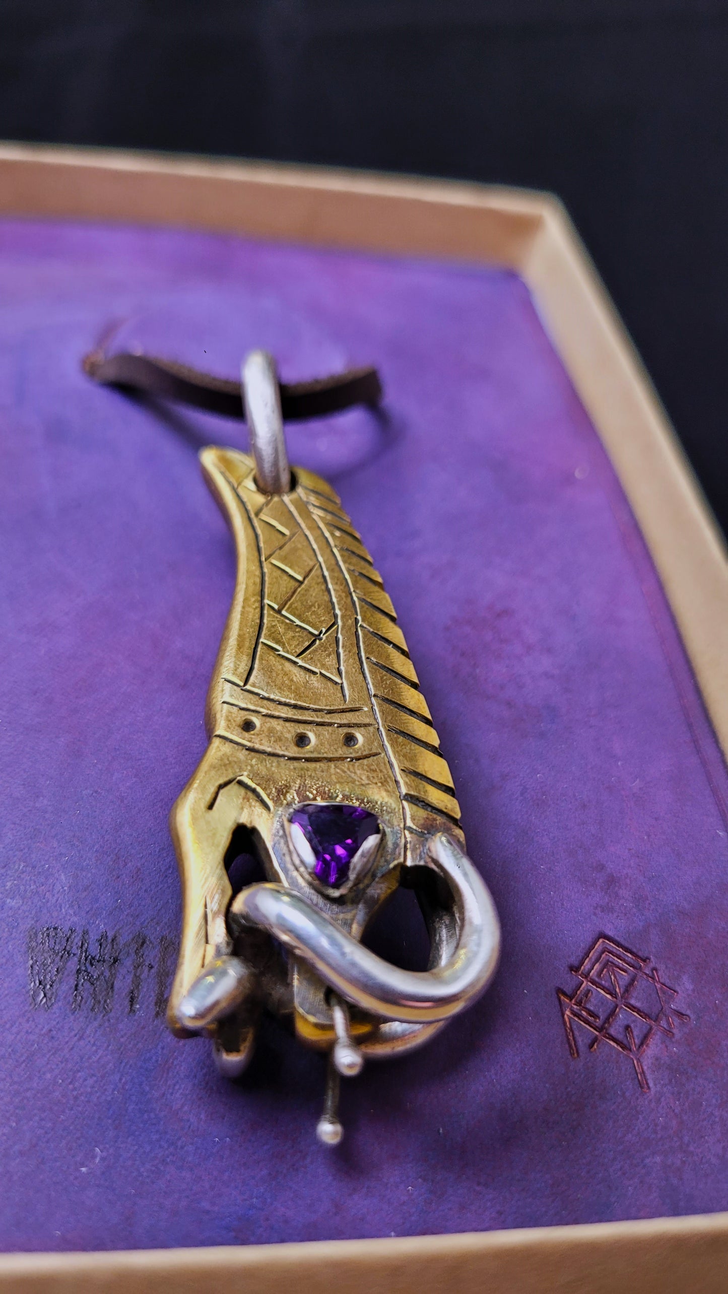 Brass Boar- Royal Amethyst