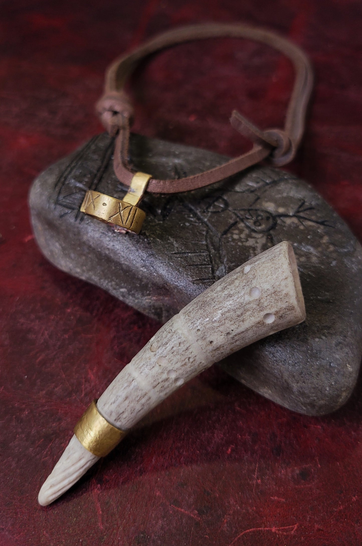 Antler Drinking Horn Pendant 1