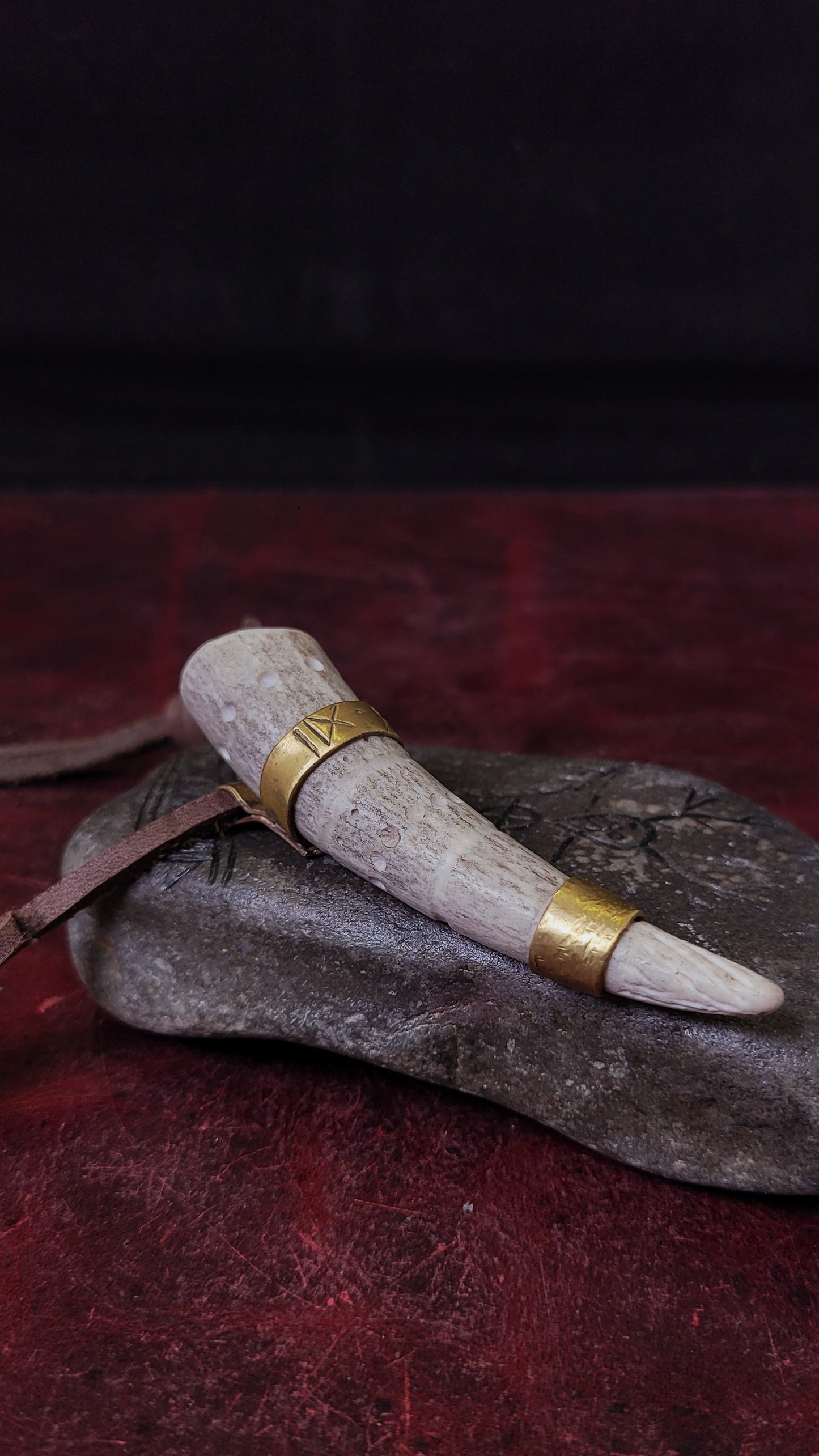 Antler Drinking Horn Pendant 1