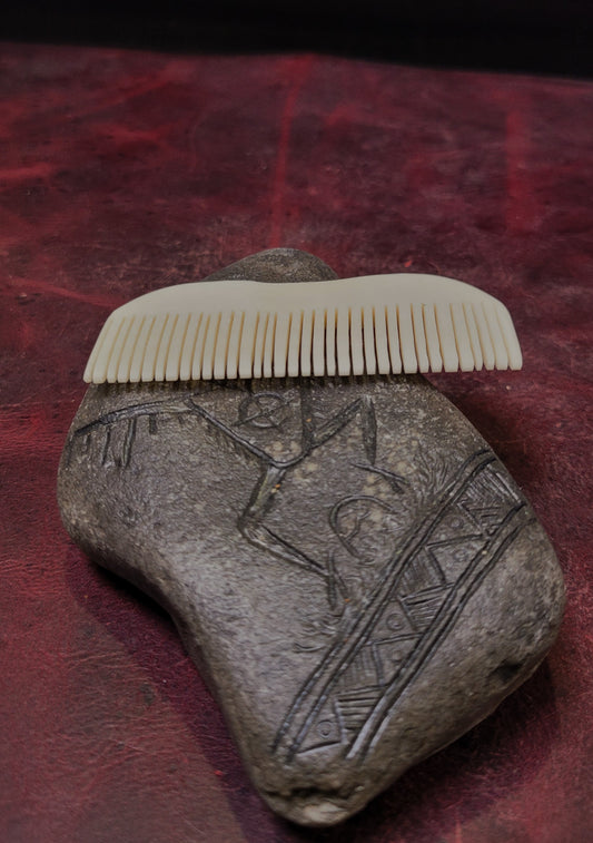 Cow Bone Comb - plain