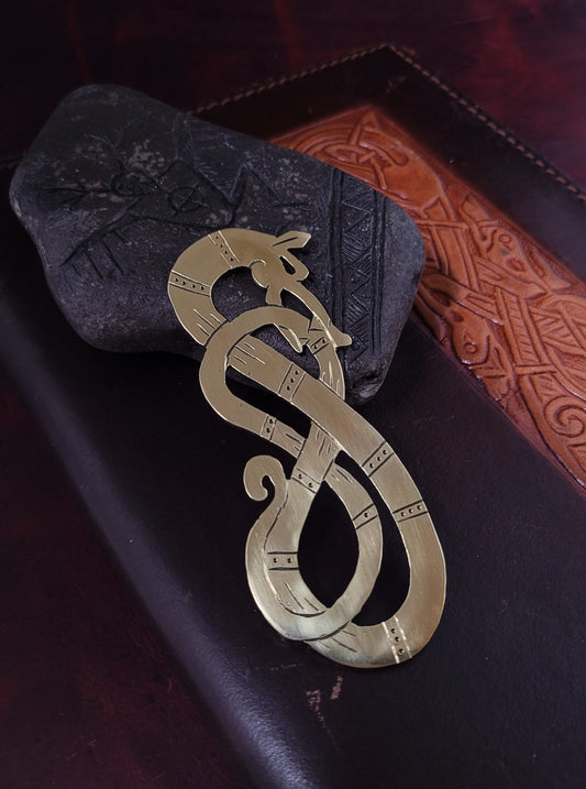 Brass dragon bookmark 1