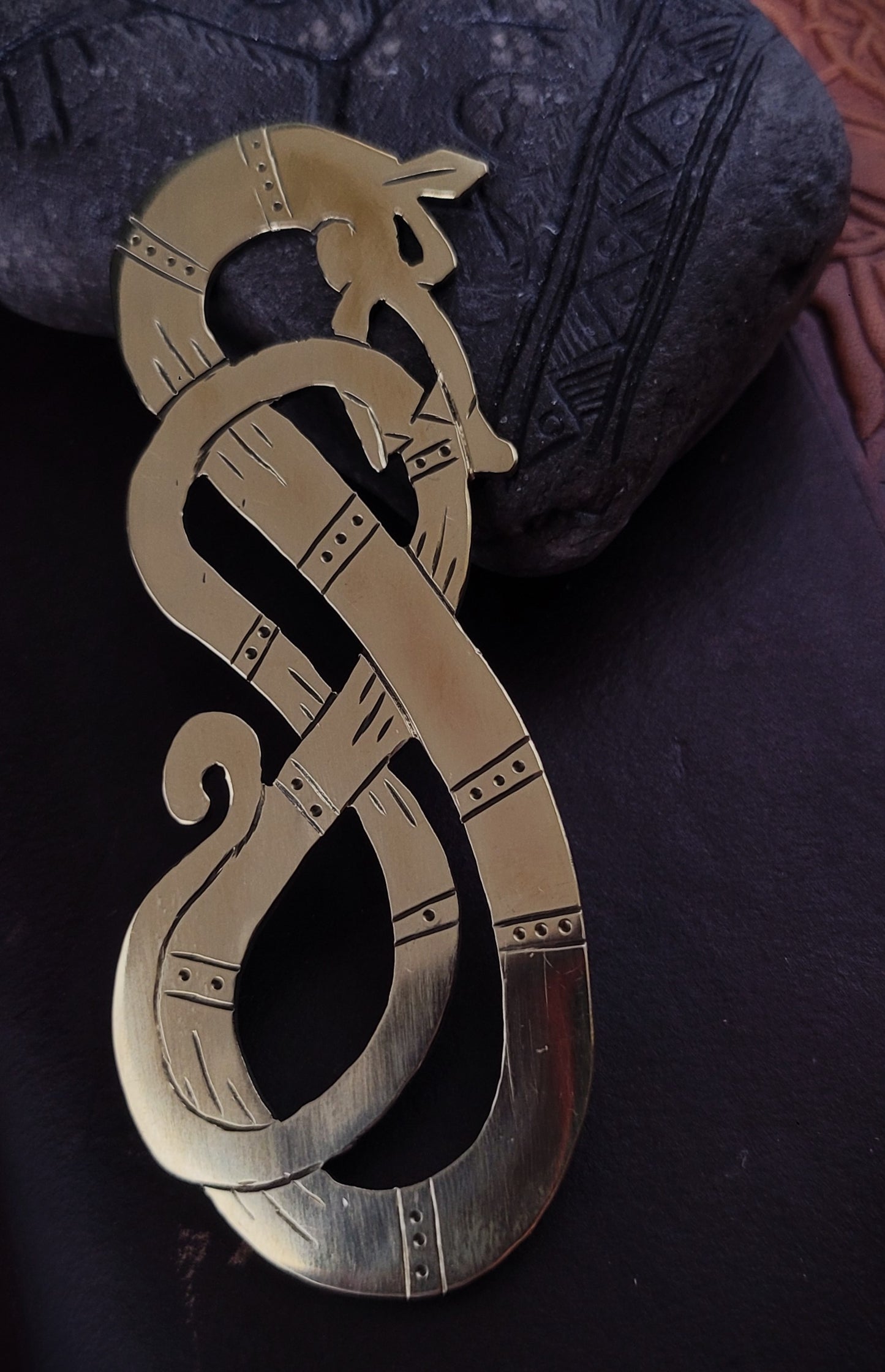 Brass dragon bookmark 1