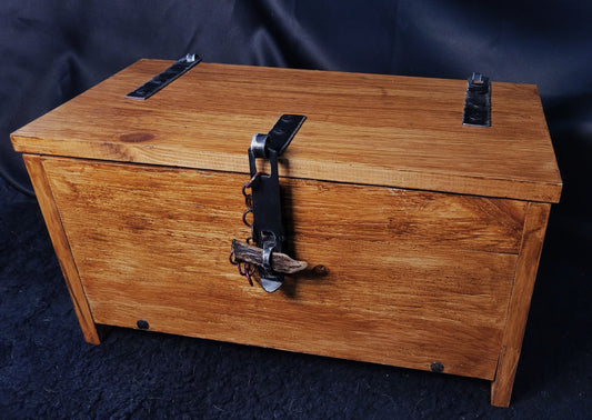 Camp Chest - Pine Wood, Steel Hinges
