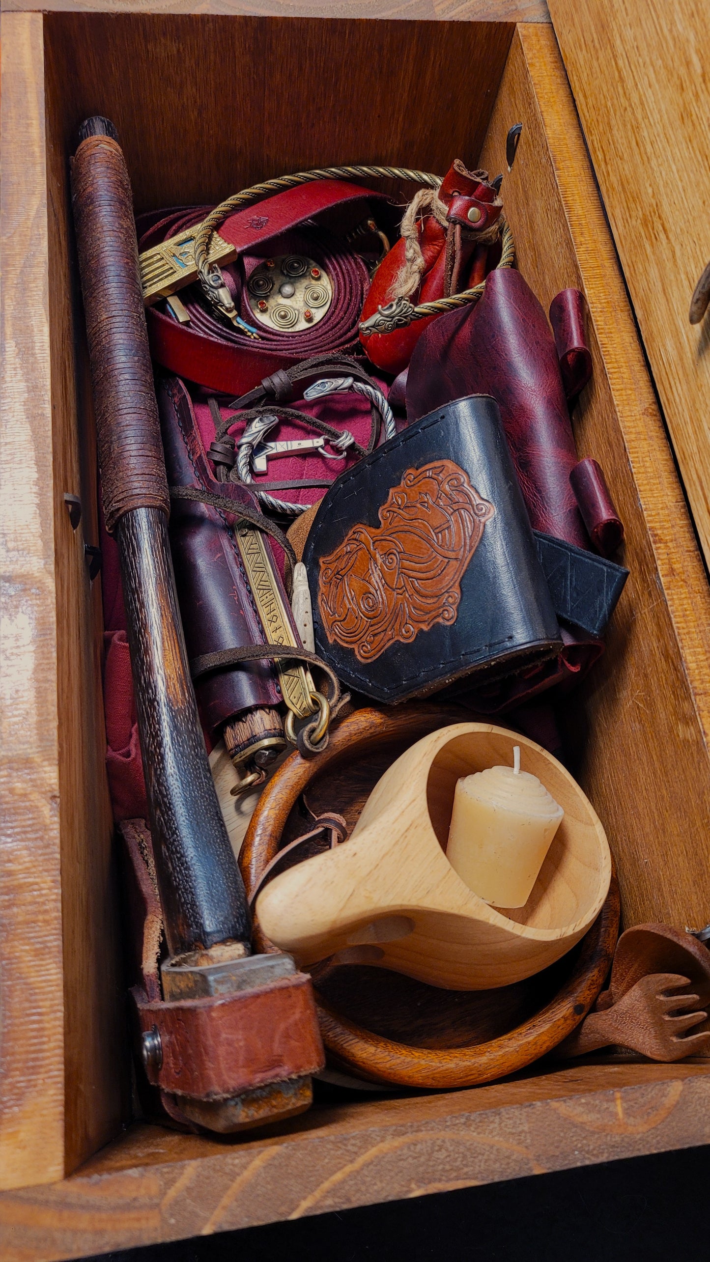 Camp Chest - Pine Wood, Steel Hinges