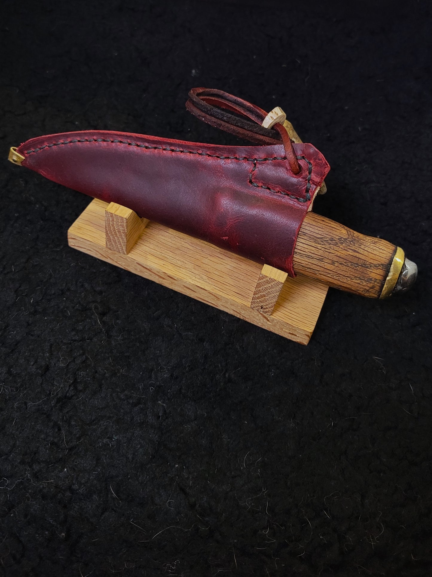 Viking Knife With Carving - A2 Steel