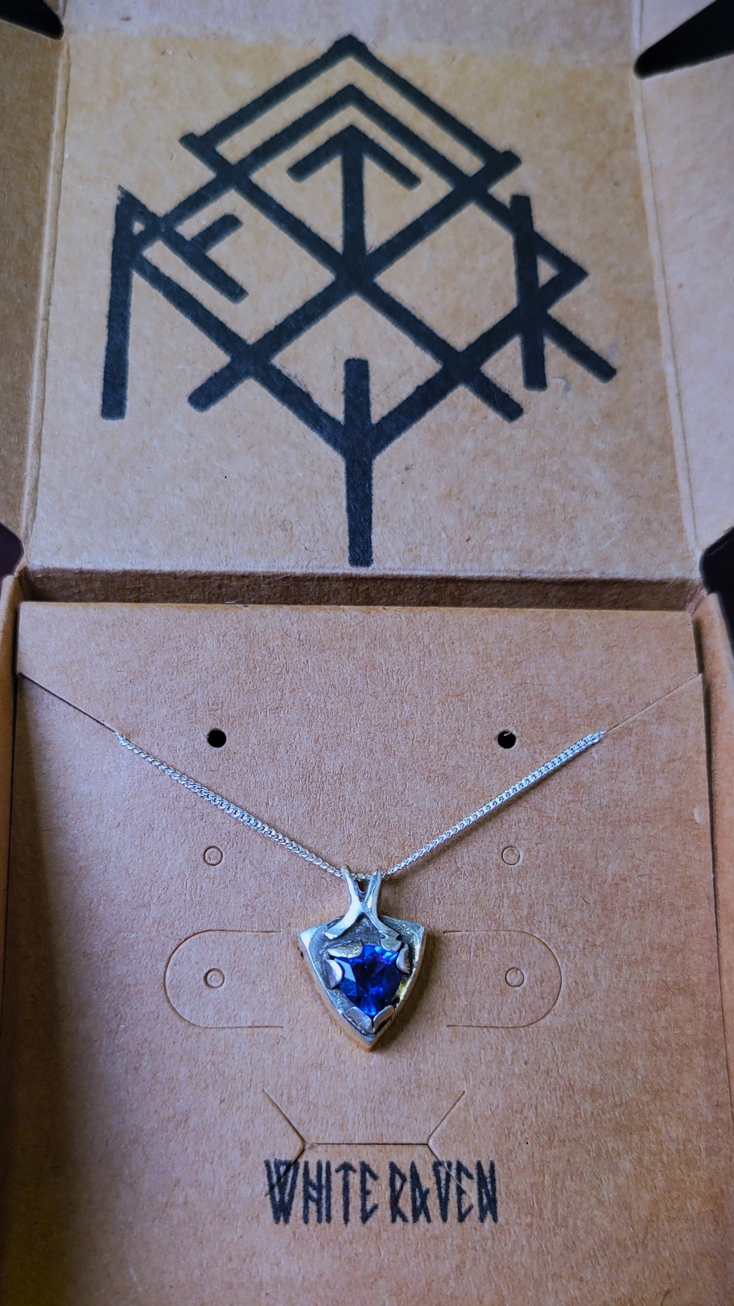 .925 Fluorite Shield Pendant
