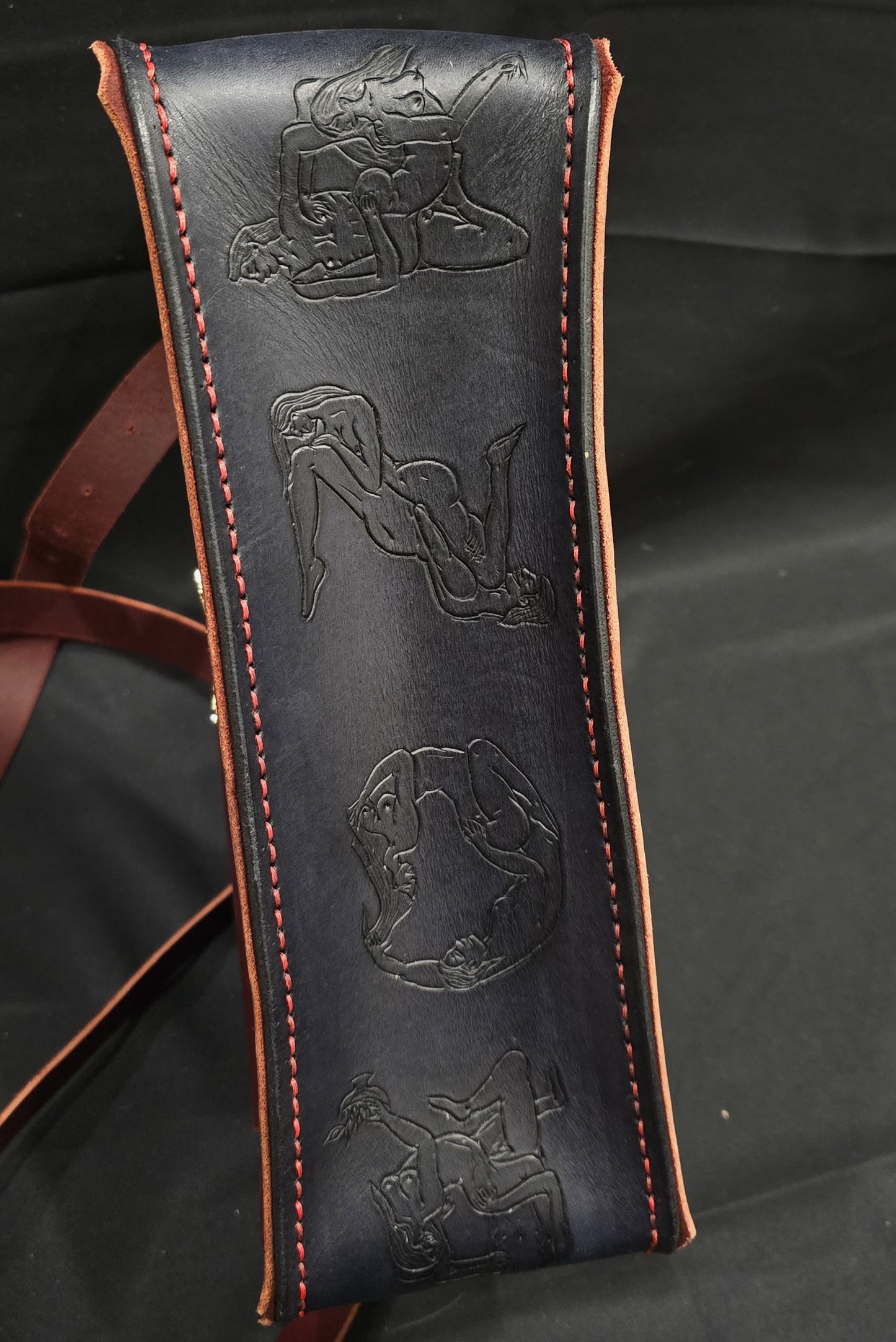Courtesan of the Court leather side bag - 24k gold plate buckle