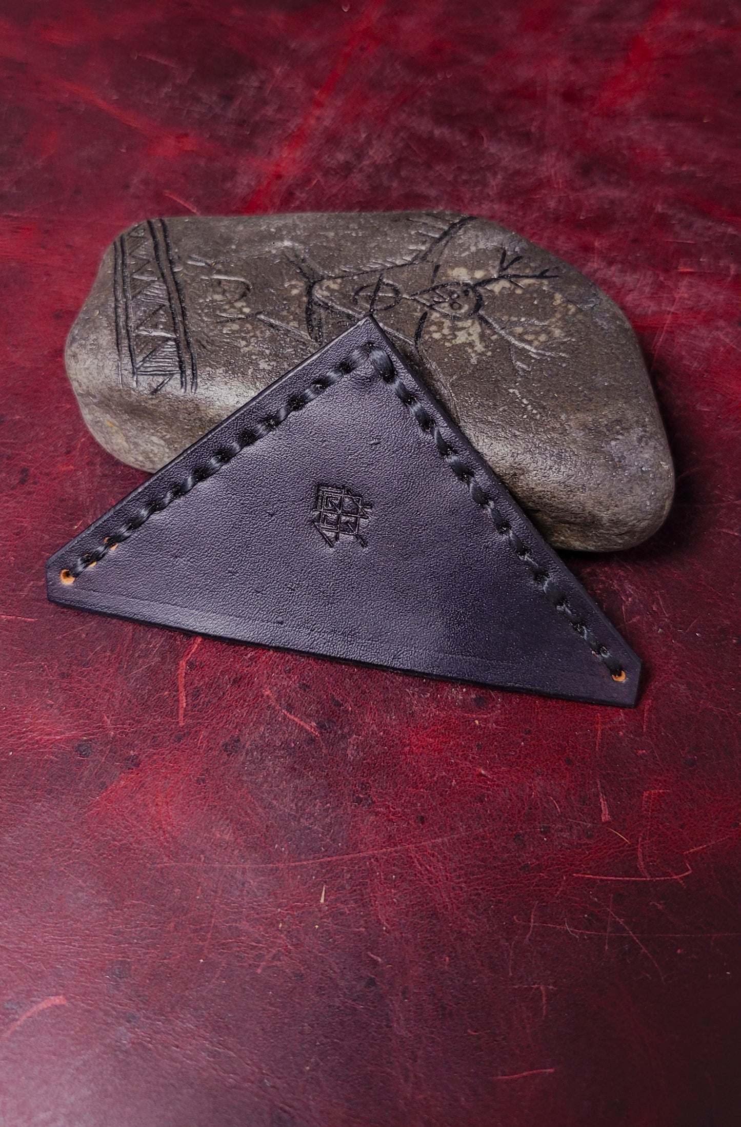leather corner bookmark