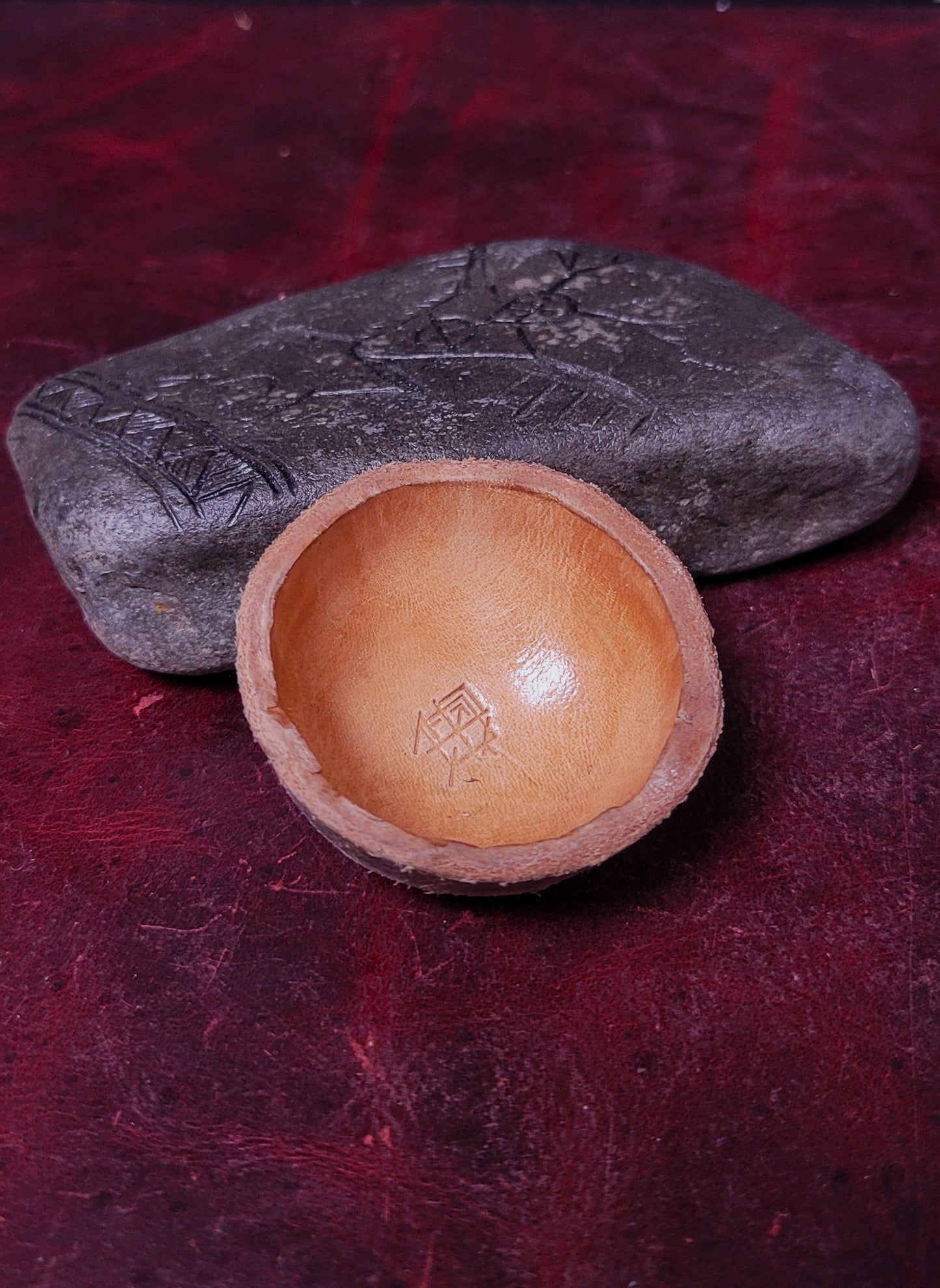 leather ring dish