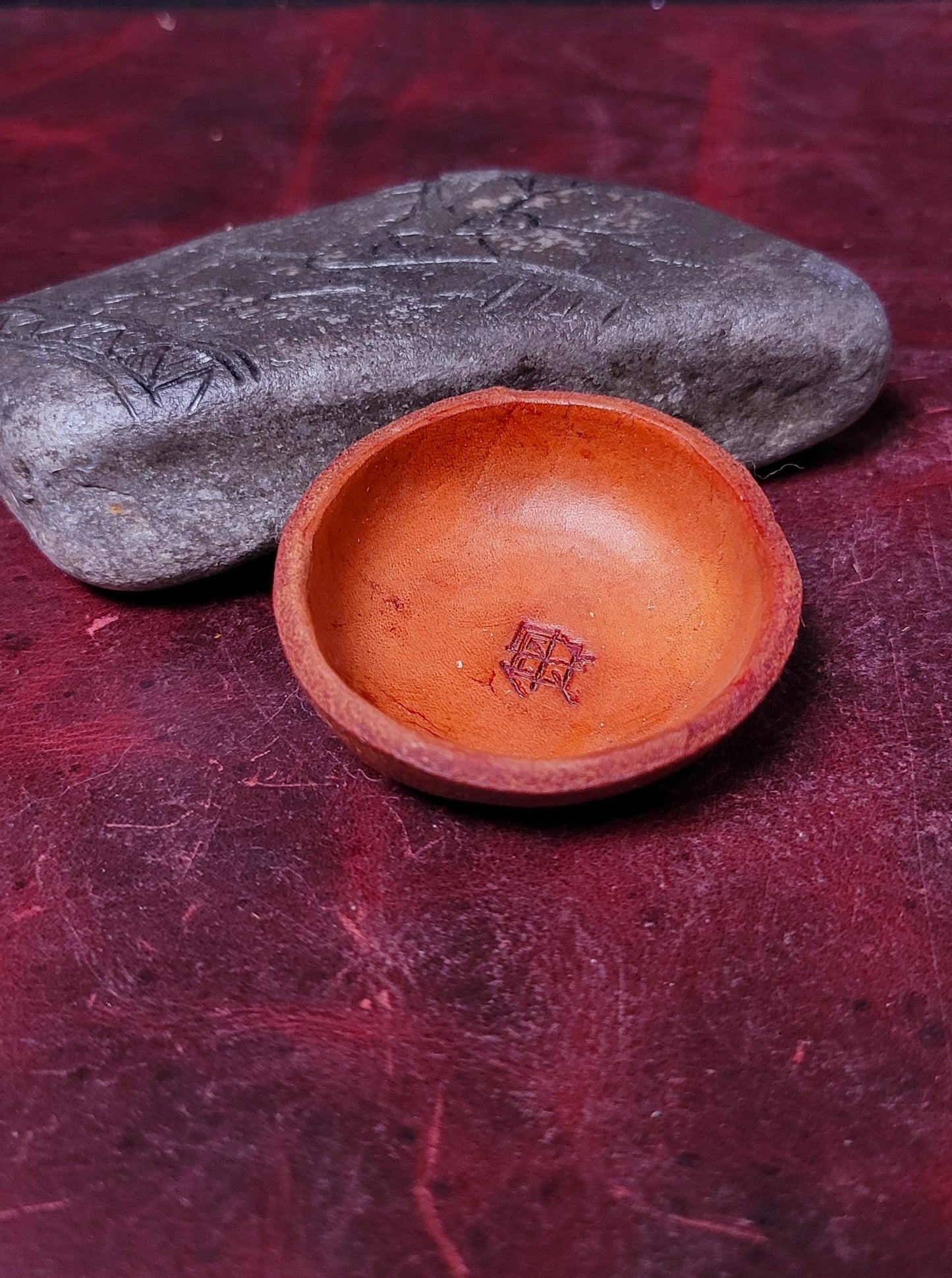 leather ring dish