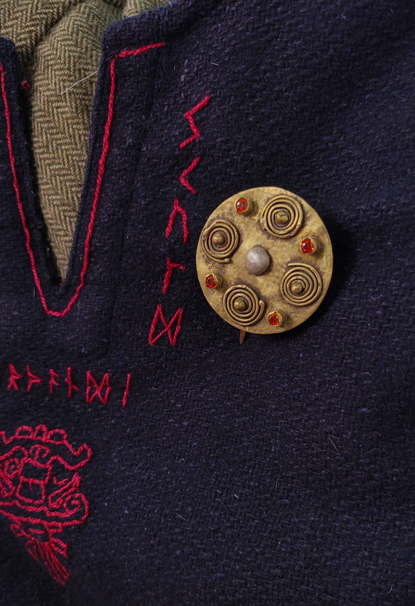 Brass Medieval Brooch