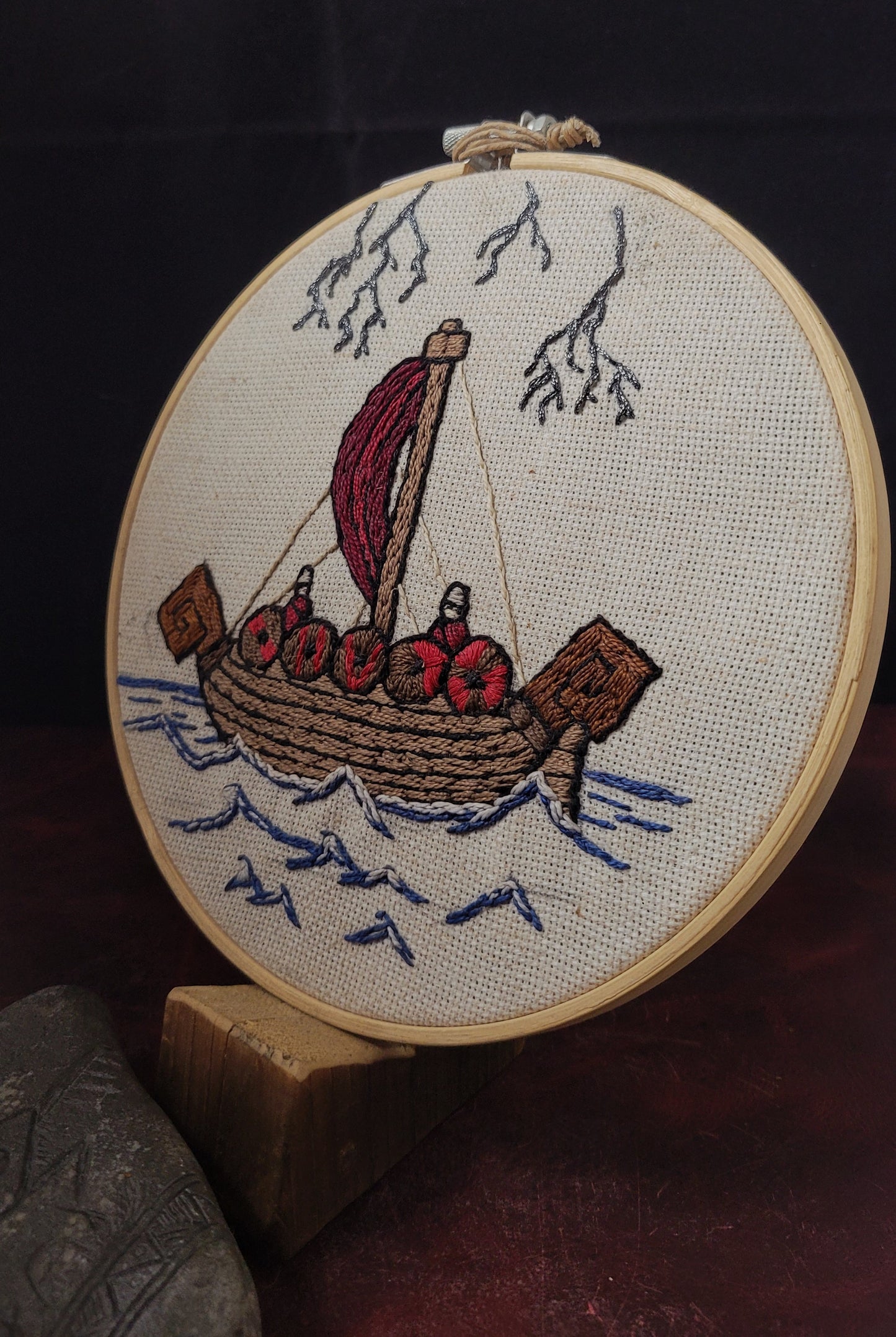 Embroidery - Stormy Seas