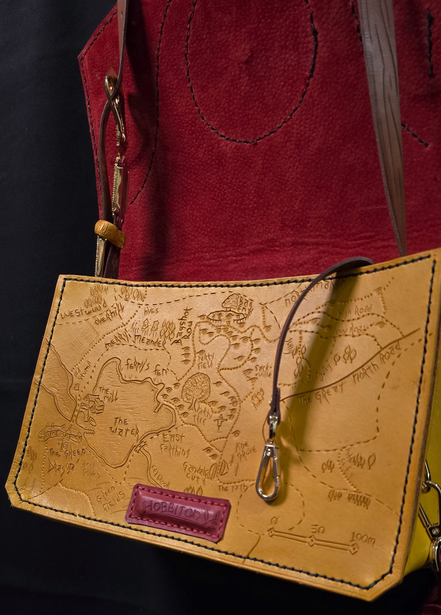 Hobbit Home Side Bag -Red door