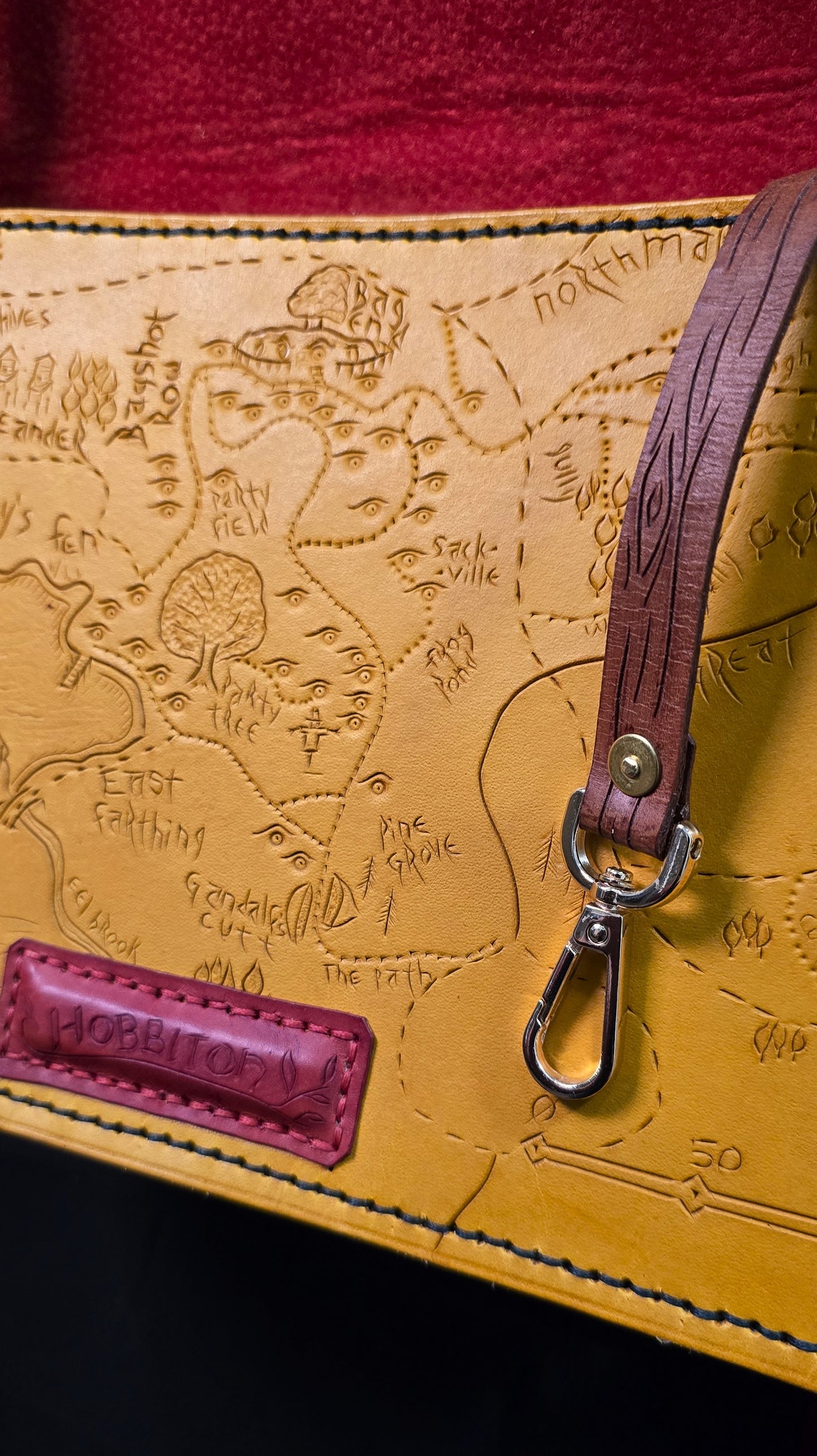 Hobbit Home Side Bag -Red door
