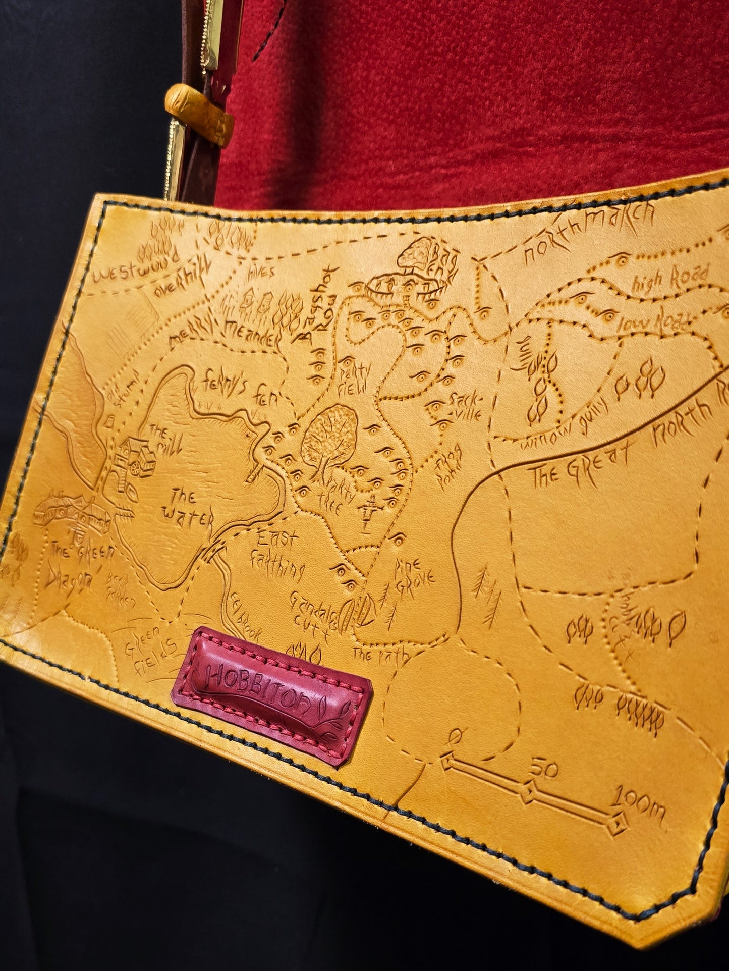 Hobbit Home Side Bag -Red door