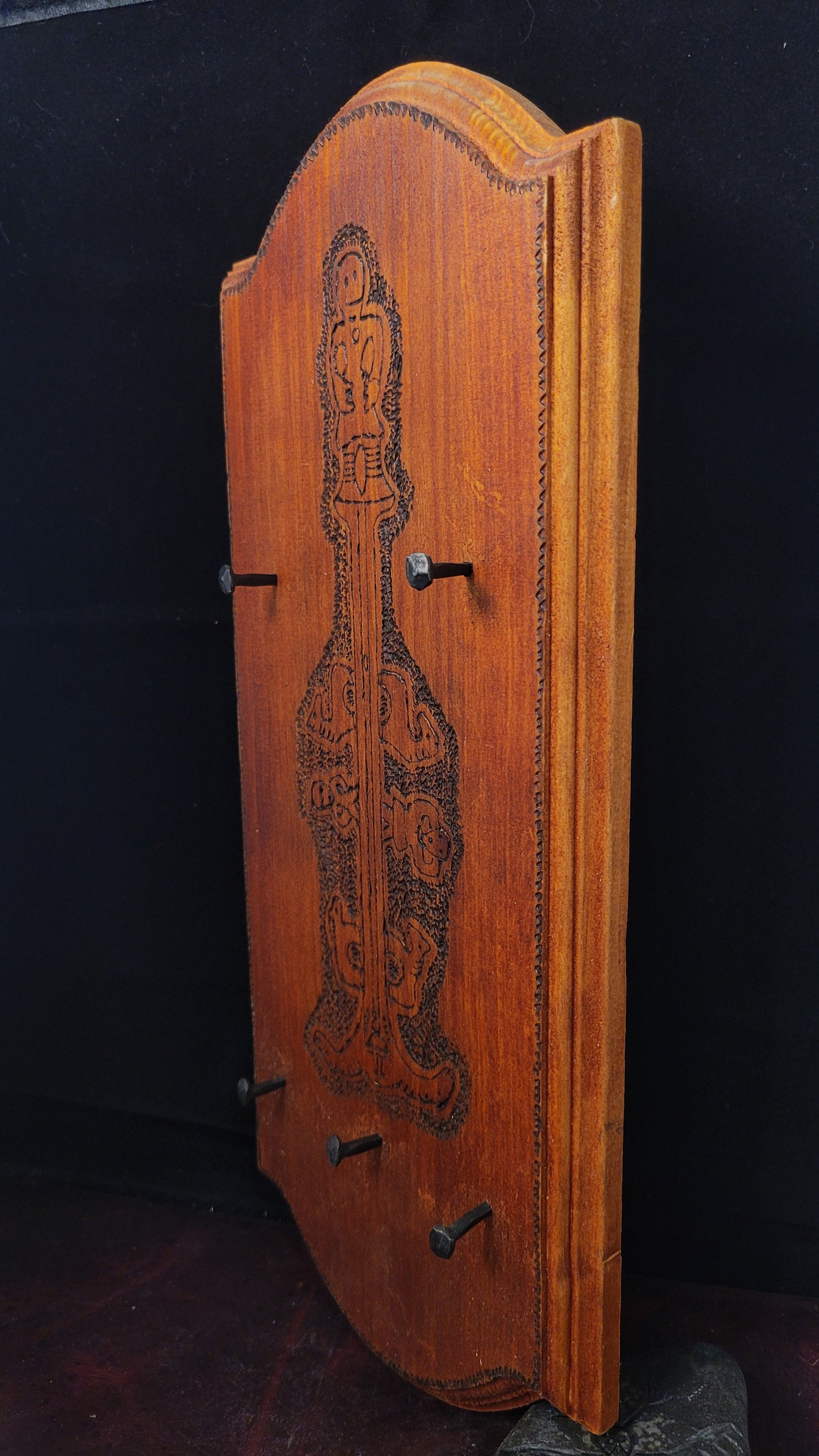 wood key rack - Slavic Cosmos