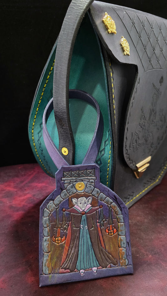 Leather Purse Tag- The Vampire King