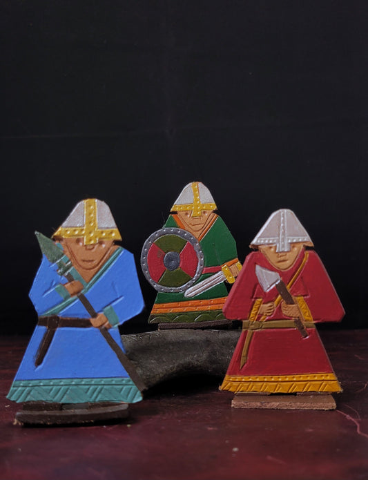 Leather Viking Figure Set