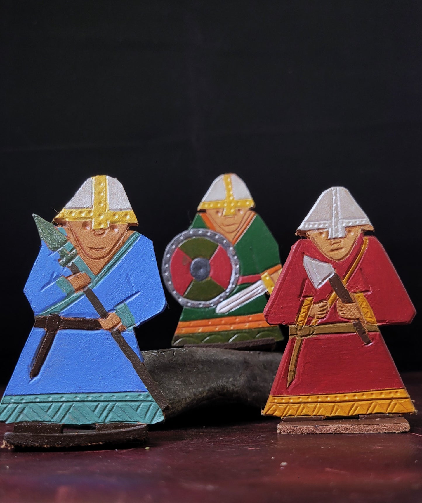 Leather Viking Figure Set
